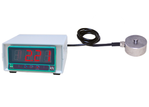 Low-Cost-Messkette für einfache Kraftmessanwendungen mit Kraftsensor und Digitalanzeiger Typ 8532-ANZ burster